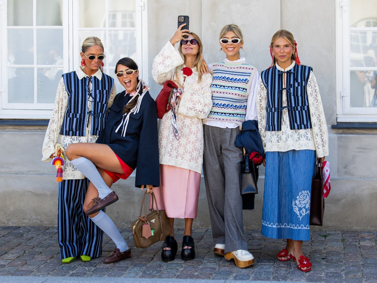 Frauen auf der Copenhagen Fashion Week