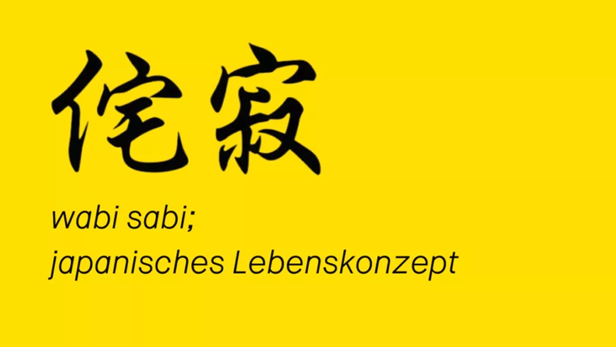 Wabi Sabi Schriftzeichen