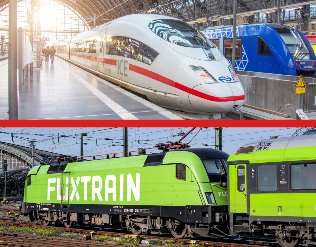 Deutsche Bahn und Flixtrain