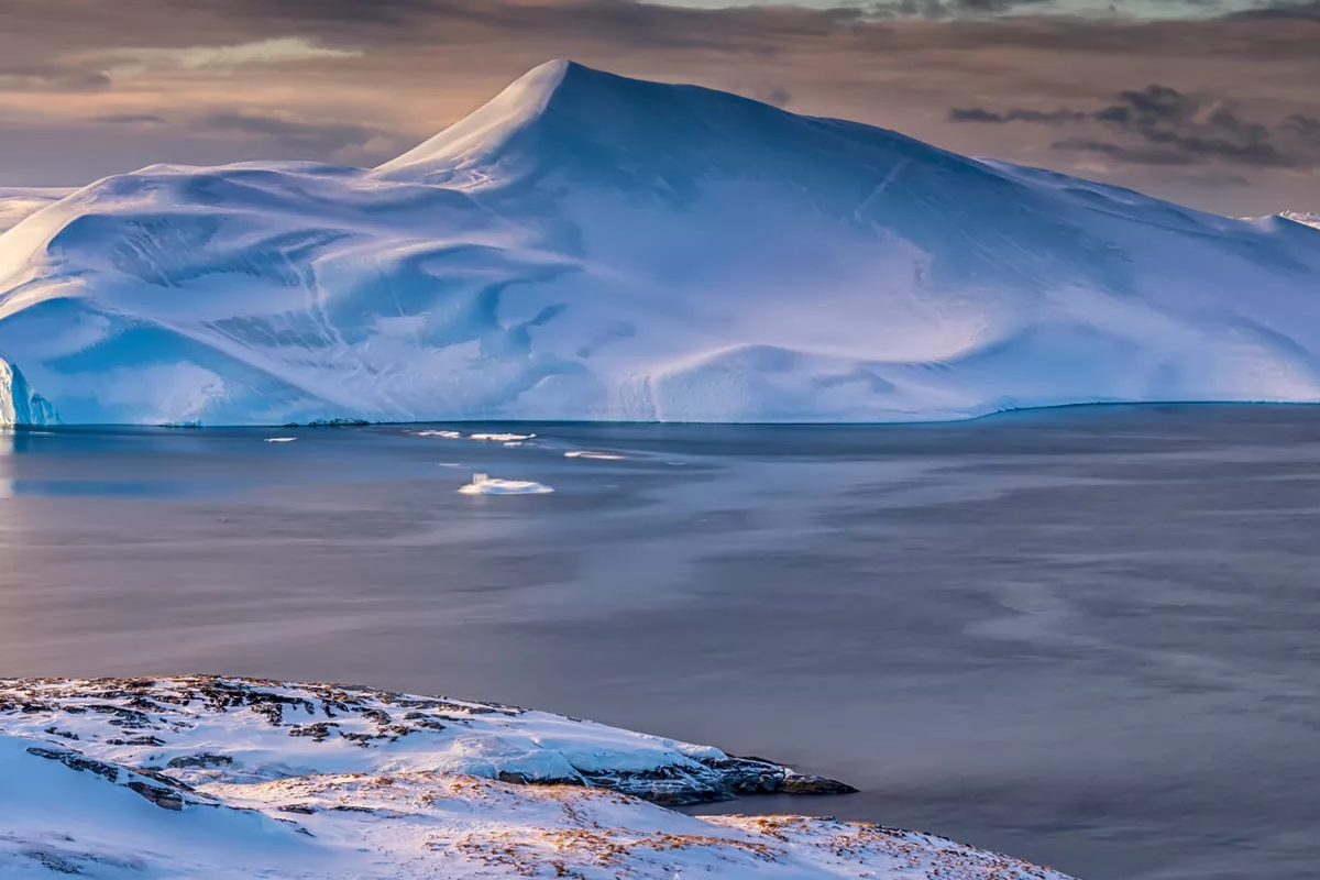 Der Ilulissat-Eisfjord in Grönland.