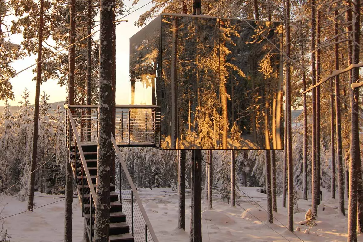 Das Treehotel in Schweden.