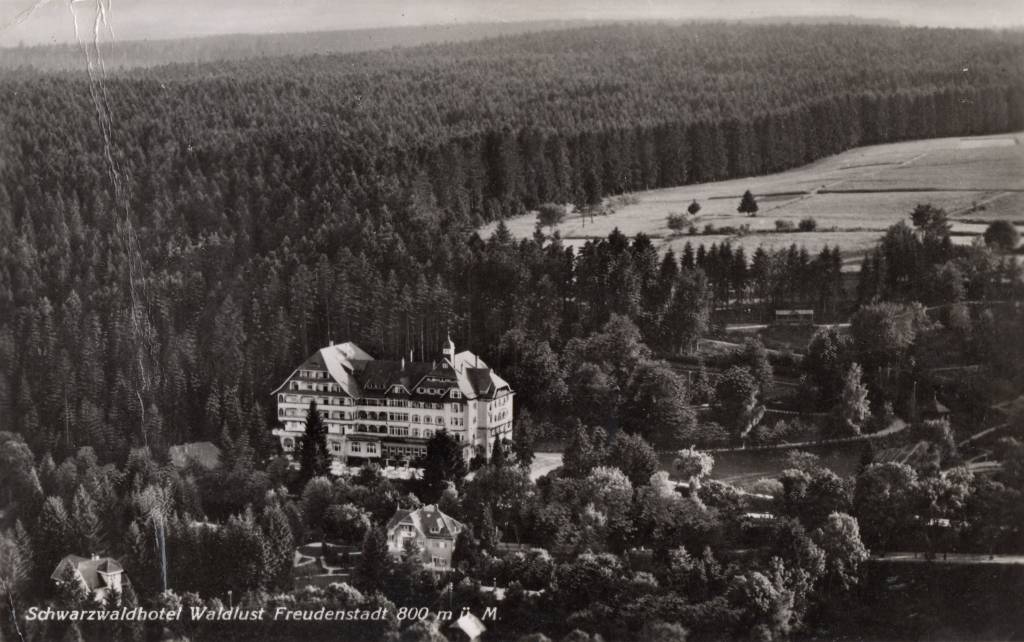 Das Hotel Waldlust in Freundenstadt gehörte zu den luxuriösesten seiner Zeit.