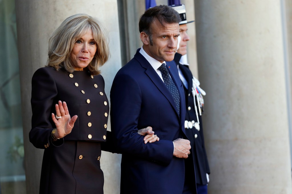 Brigitte Macron und Emmanuel Macron.