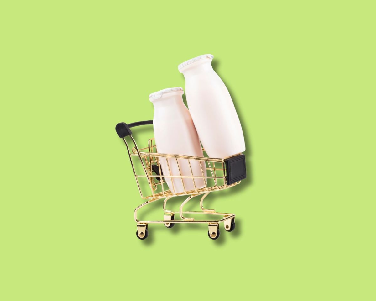 Actimel-Flasche