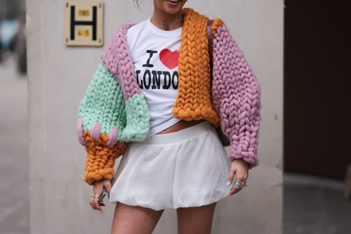 Frau mit I love London shirt