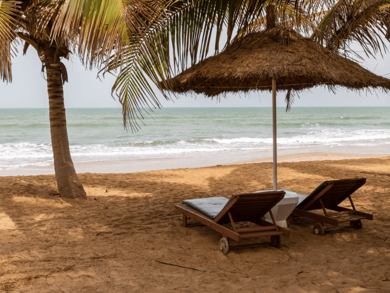 Strand in Gambia